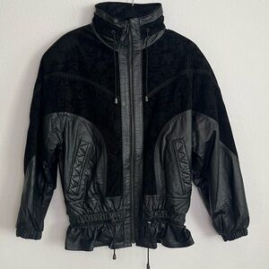 Vintage Yearbook Leather Jacket